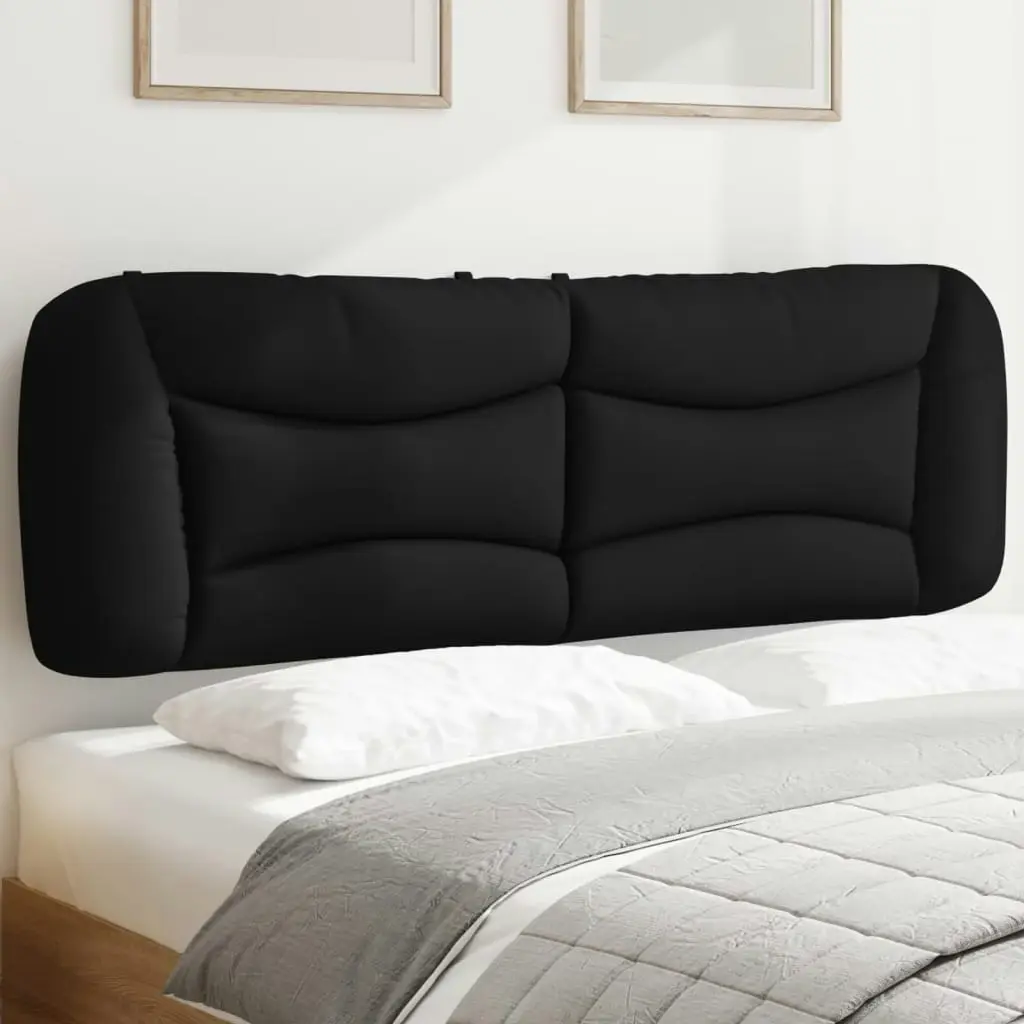 Headboard Cushion Black 153 cm Fabric 3207689