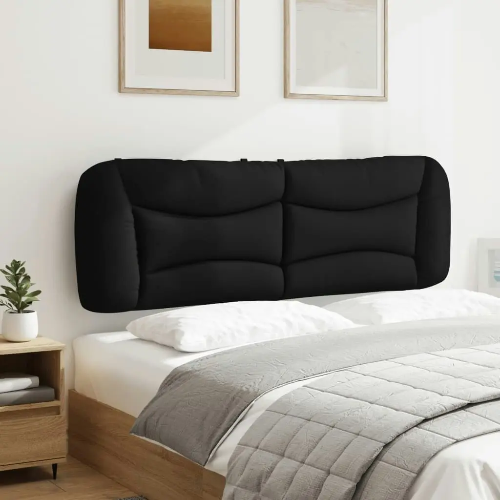 Headboard Cushion Black 153 cm Fabric 3207689