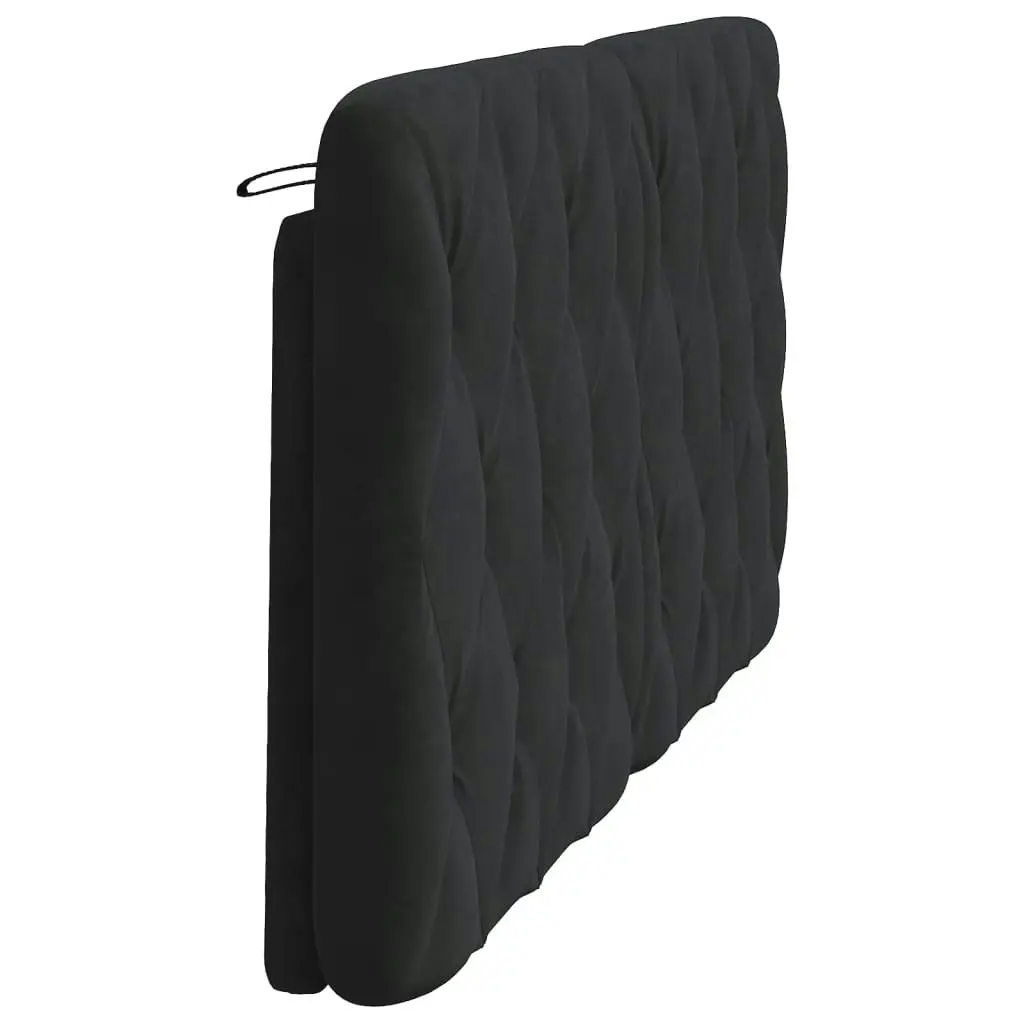 Headboard Cushion Black 153 cm Velvet 3207699