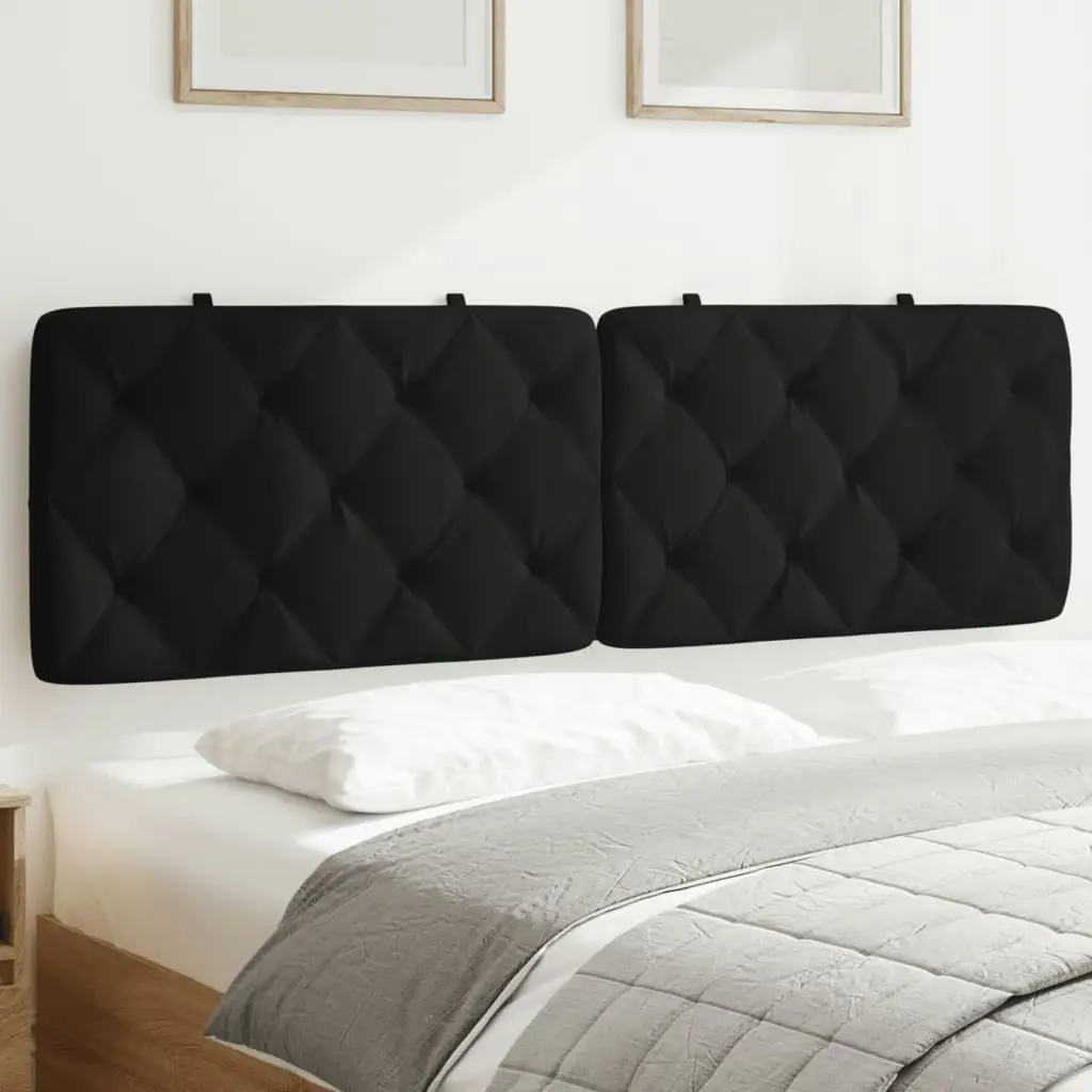 Headboard Cushion Black 153 cm Velvet 3207699