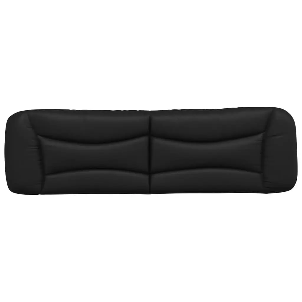 Headboard Cushion Black 180 cm Faux Leather 374607