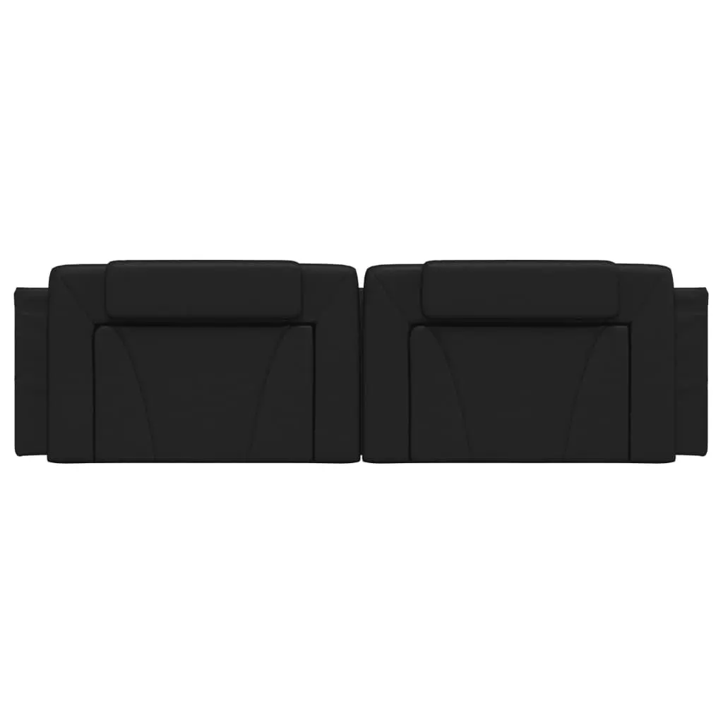 Headboard Cushion Black 183 cm Faux Leather 3207704