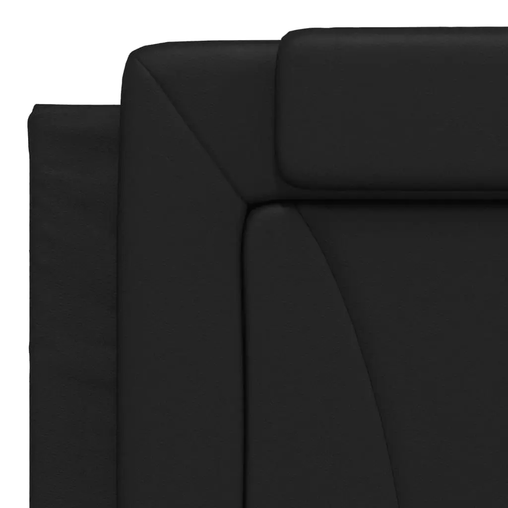 Headboard Cushion Black 183 cm Faux Leather 3207704