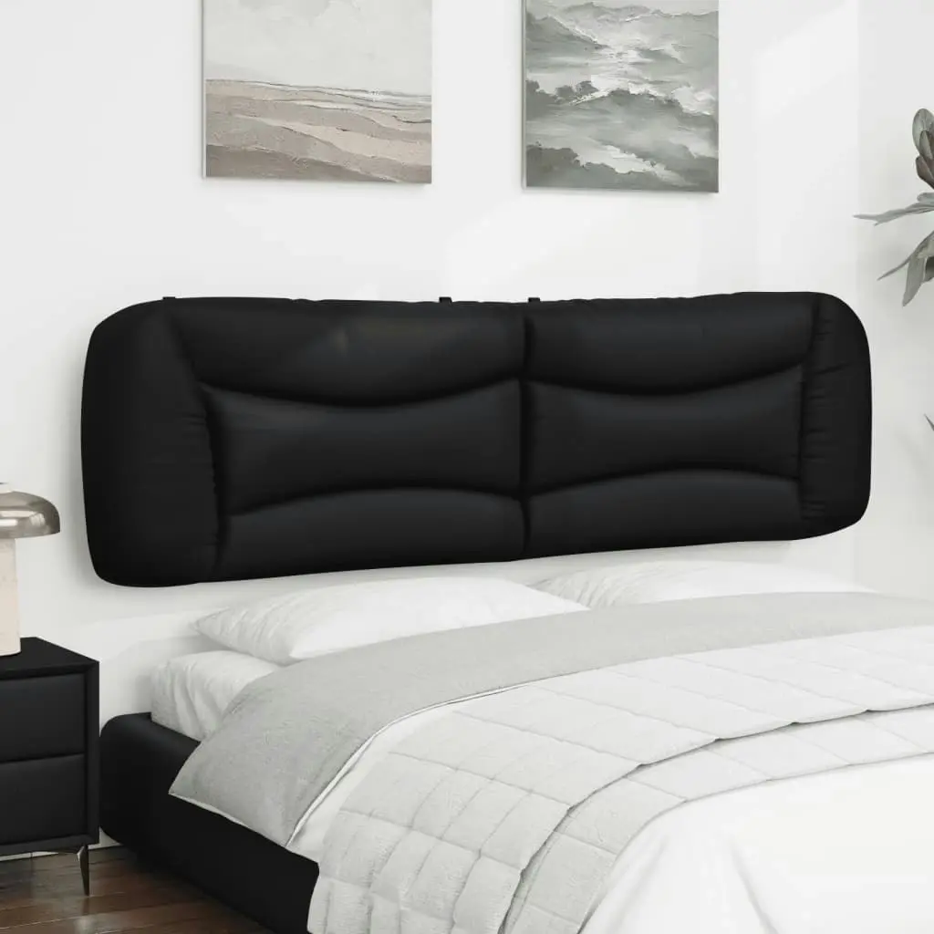 Headboard Cushion Black 180 cm Faux Leather 3207687