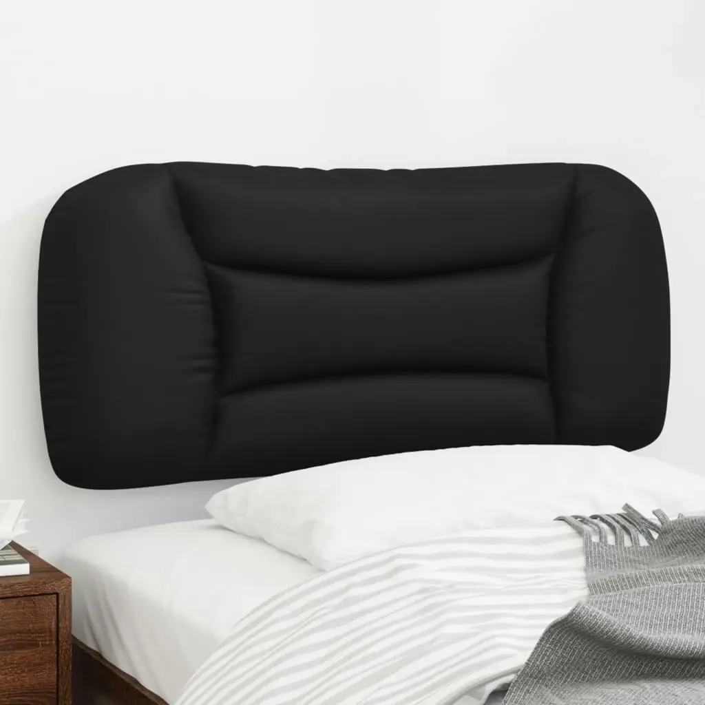 Headboard Cushion Black 90 cm Faux Leather 374544