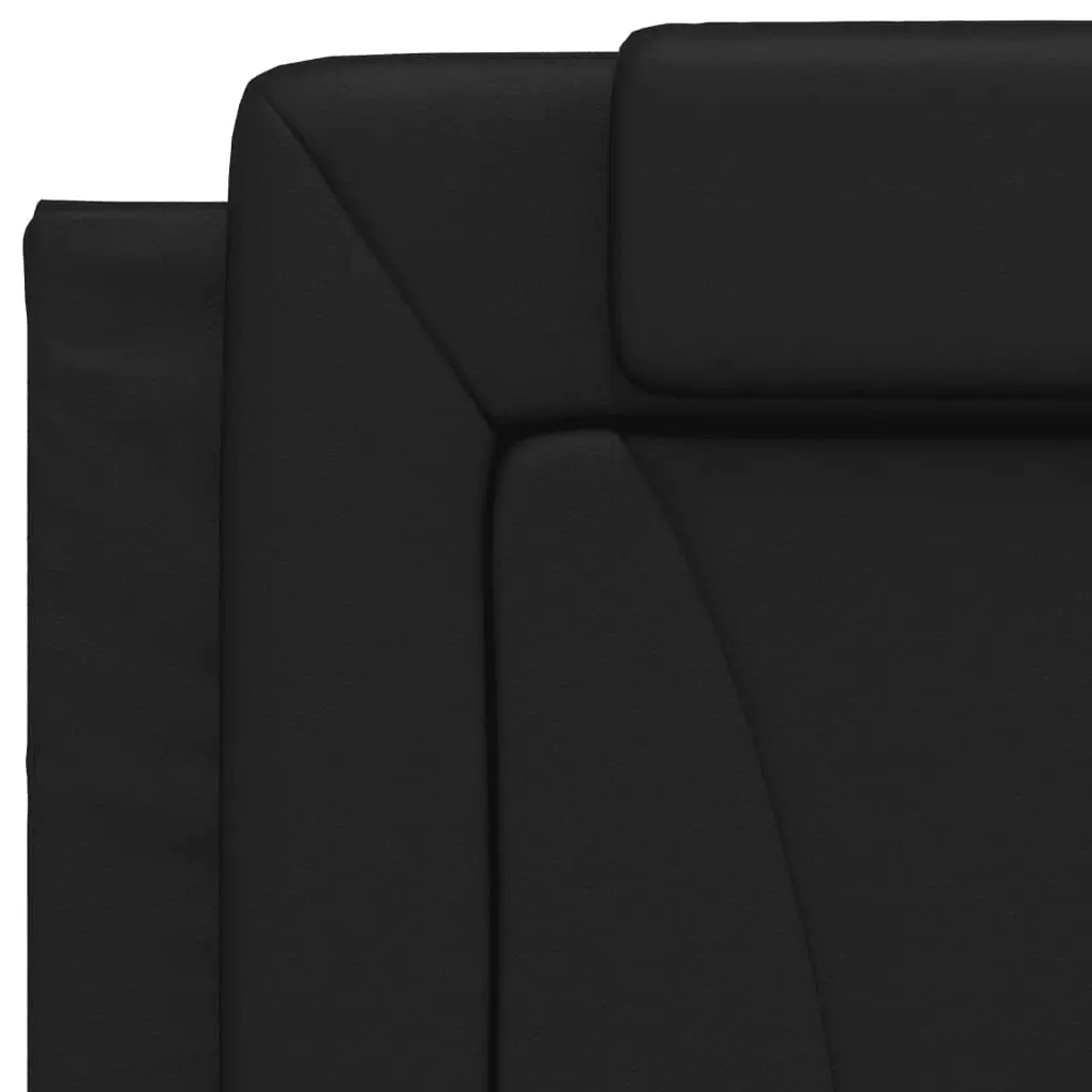 Headboard Cushion Black 90 cm Faux Leather 3207700