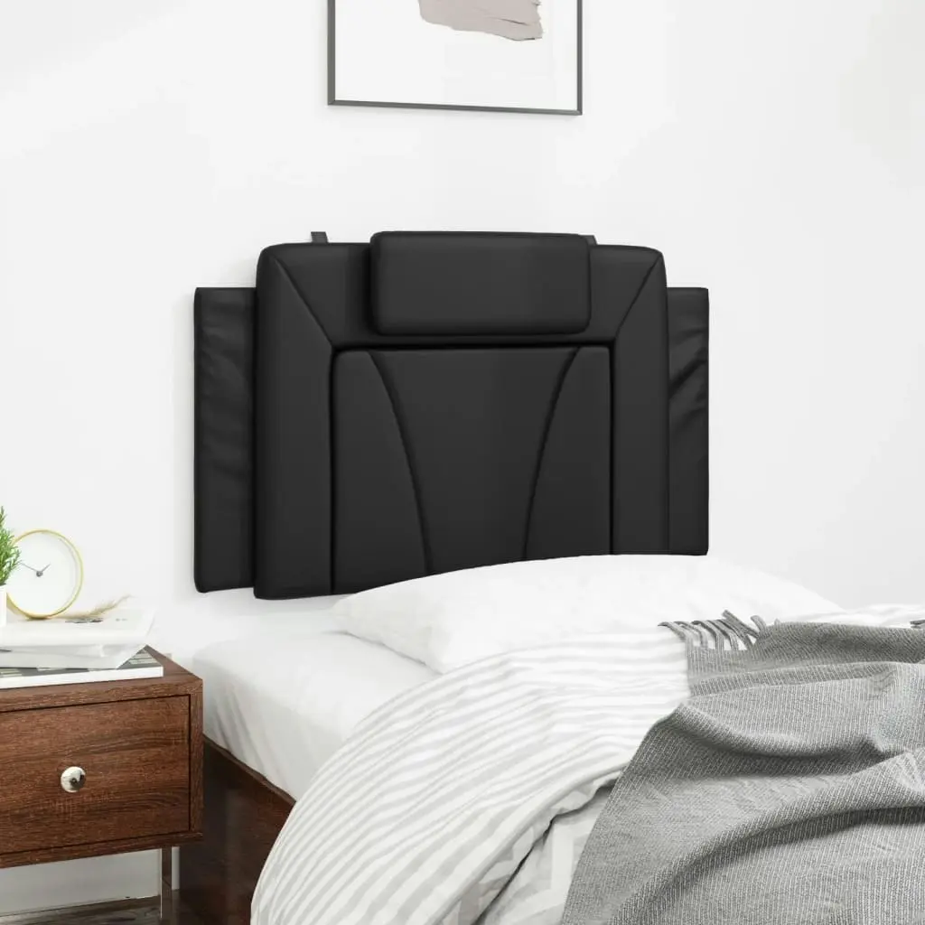 Headboard Cushion Black 90 cm Faux Leather 3207700