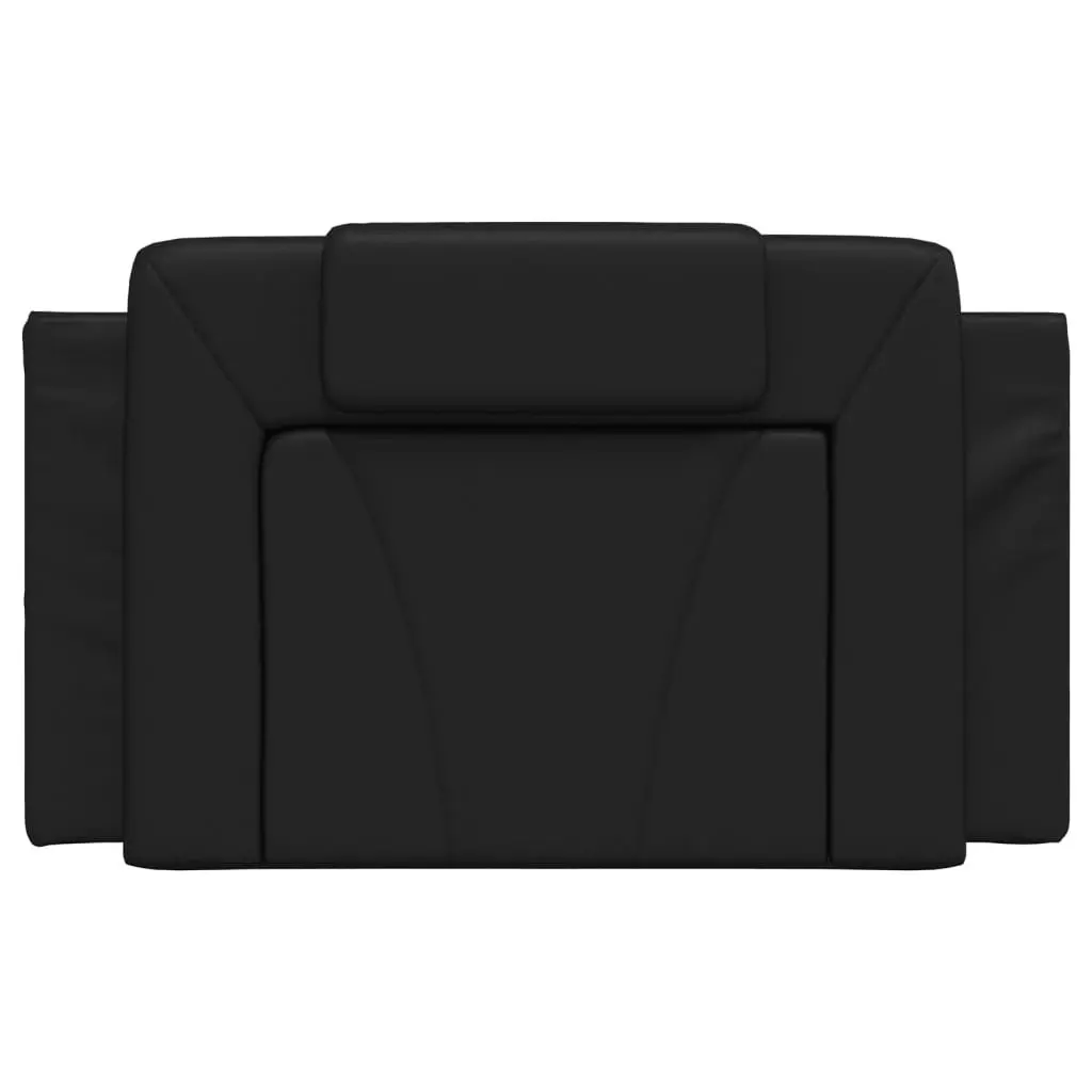 Headboard Cushion Black 90 cm Faux Leather 3207700