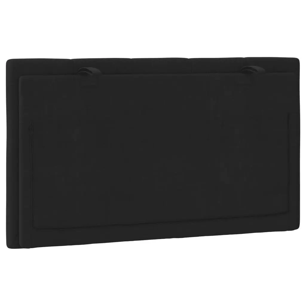 Headboard Cushion Black 90 cm Velvet 374651