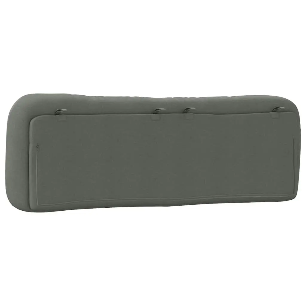 Headboard Cushion Dark Grey 153 cm Fabric 3207688