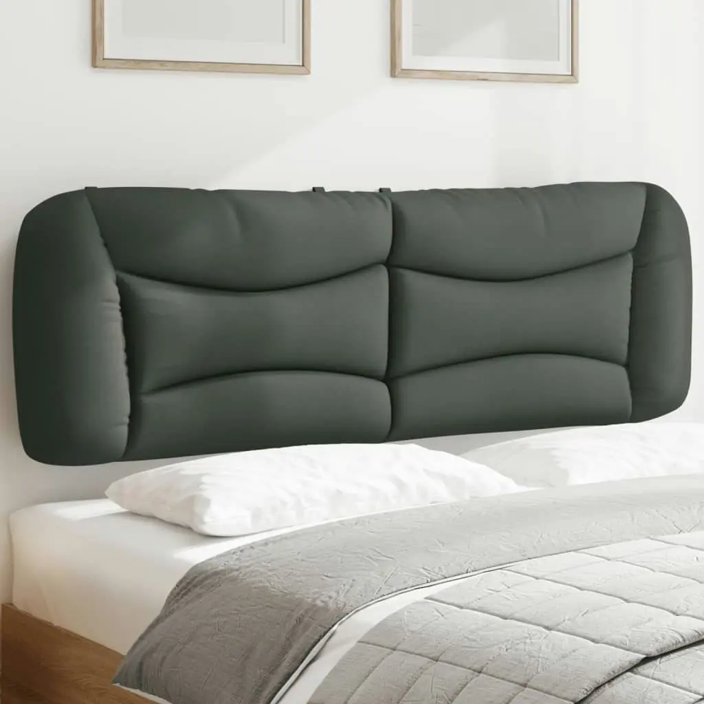 Headboard Cushion Dark Grey 153 cm Fabric 3207688