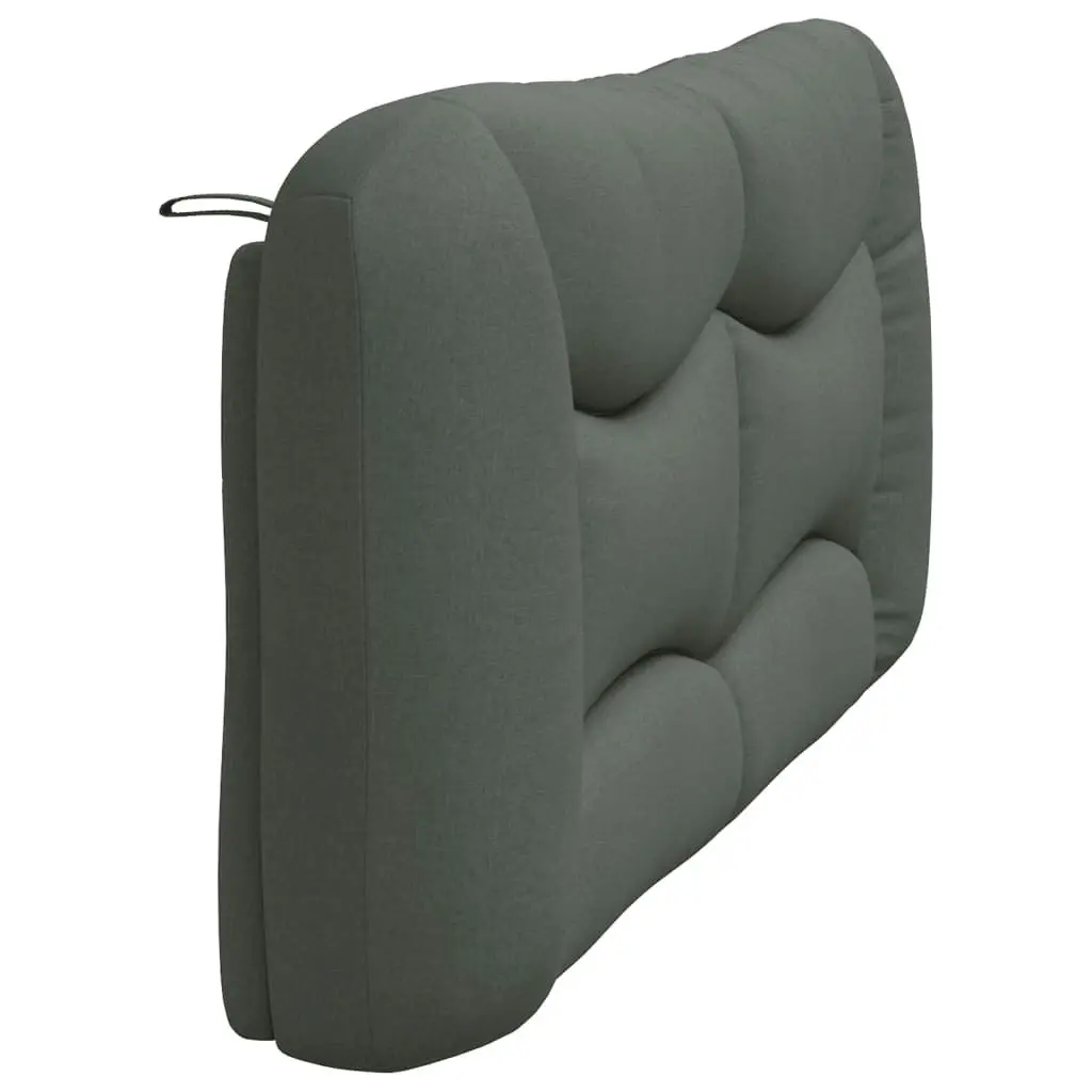 Headboard Cushion Dark Grey 180 cm Fabric 374601