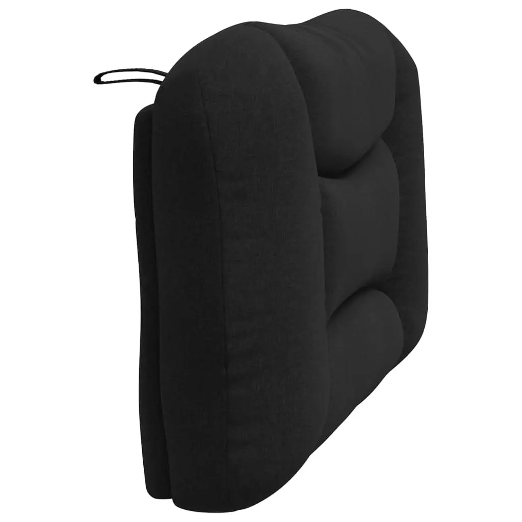 Headboard Cushion Black 107 cm King Single Fabric 374638