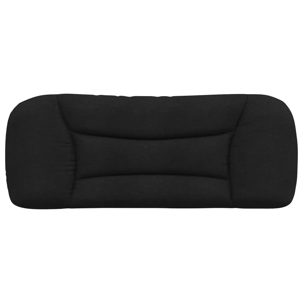 Headboard Cushion Black 107 cm King Single Fabric 374638