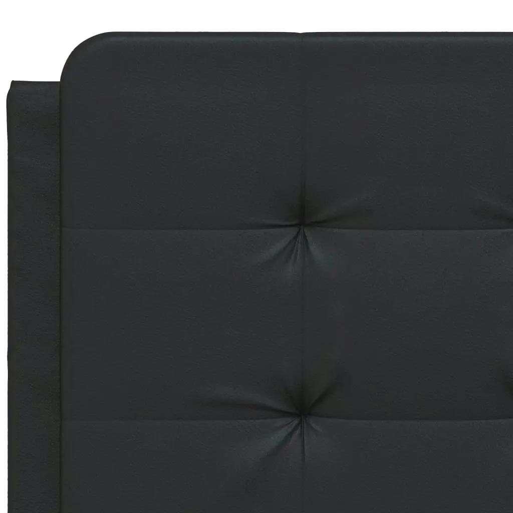 Headboard Cushion Black 137 cm Faux Leather 3207710