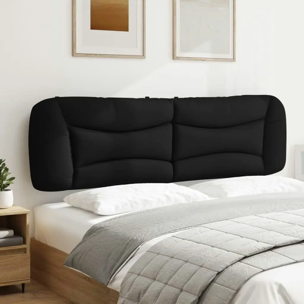 Headboard Cushion Black 180 cm Fabric 3207686