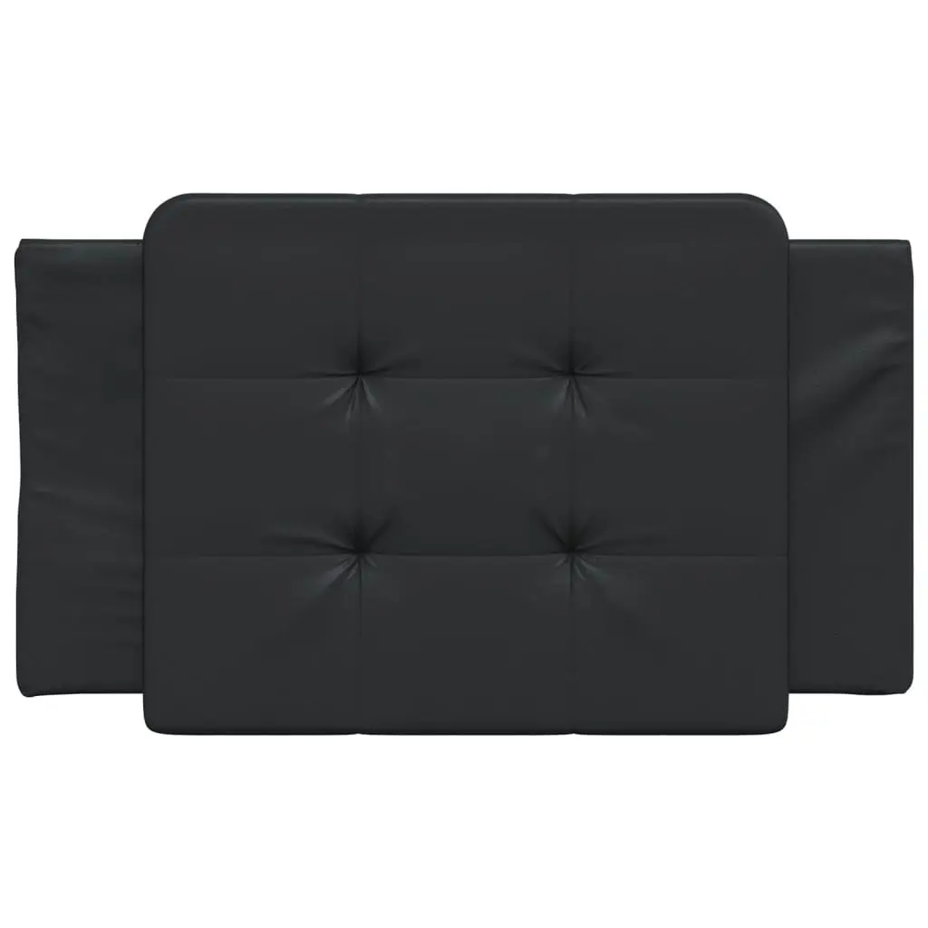 Headboard Cushion Black 90 cm Faux Leather 3207708