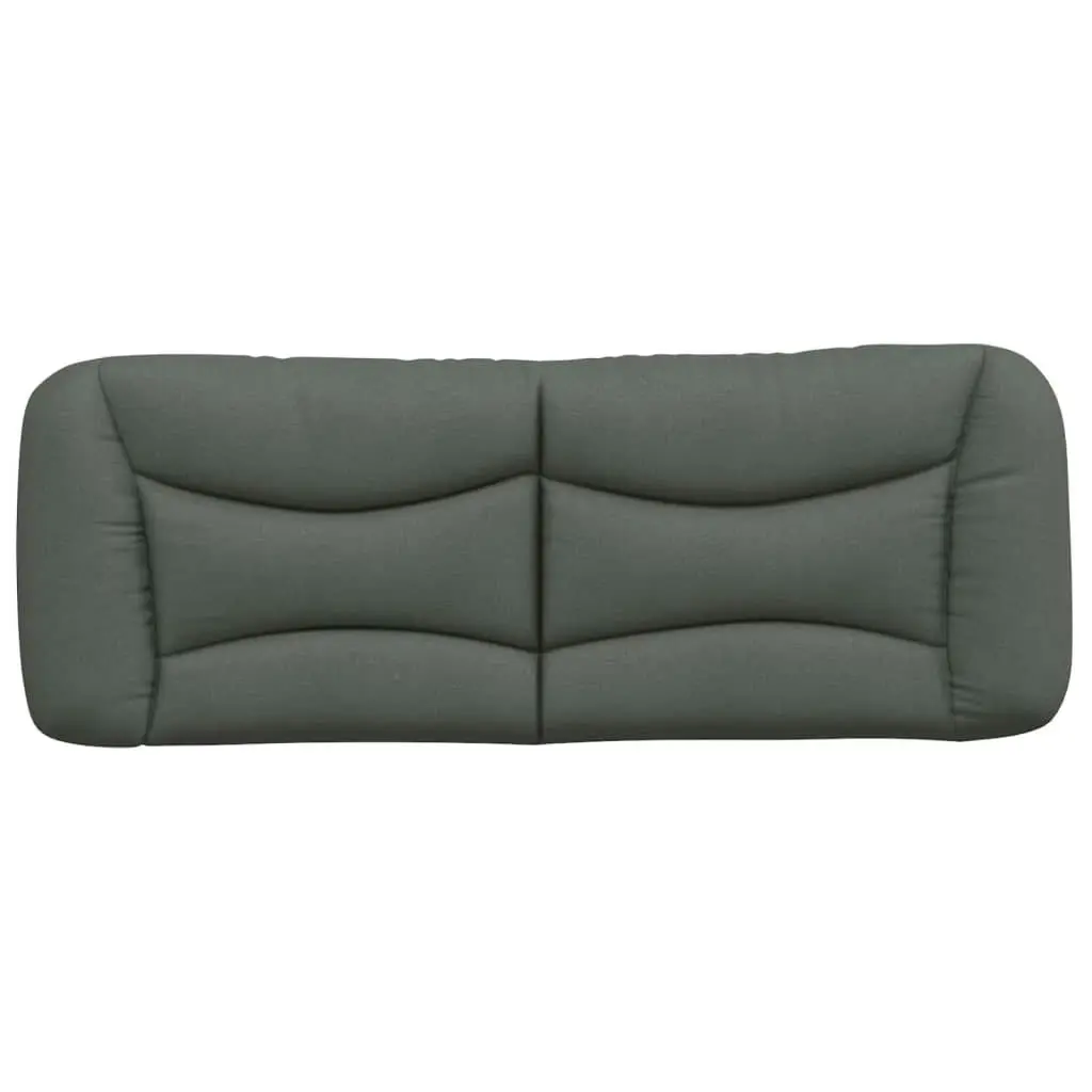 Headboard Cushion Dark Grey 137 cm Fabric 3207683