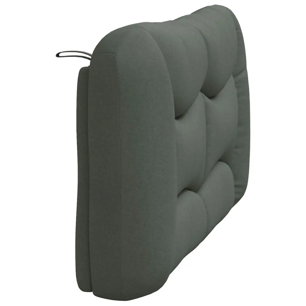 Headboard Cushion Dark Grey 137 cm Fabric 3207683