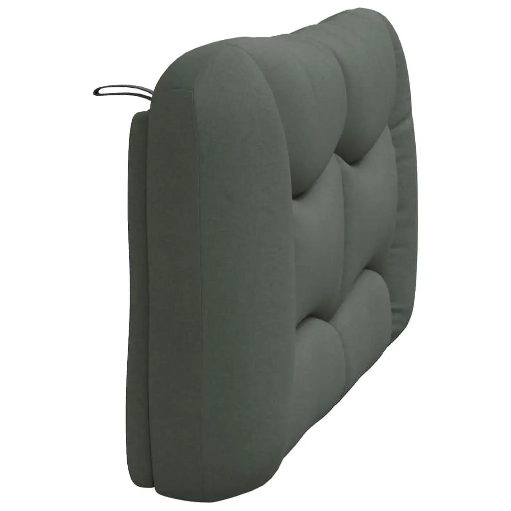 Headboard Cushion Dark Grey 137 cm Double Fabric 374573