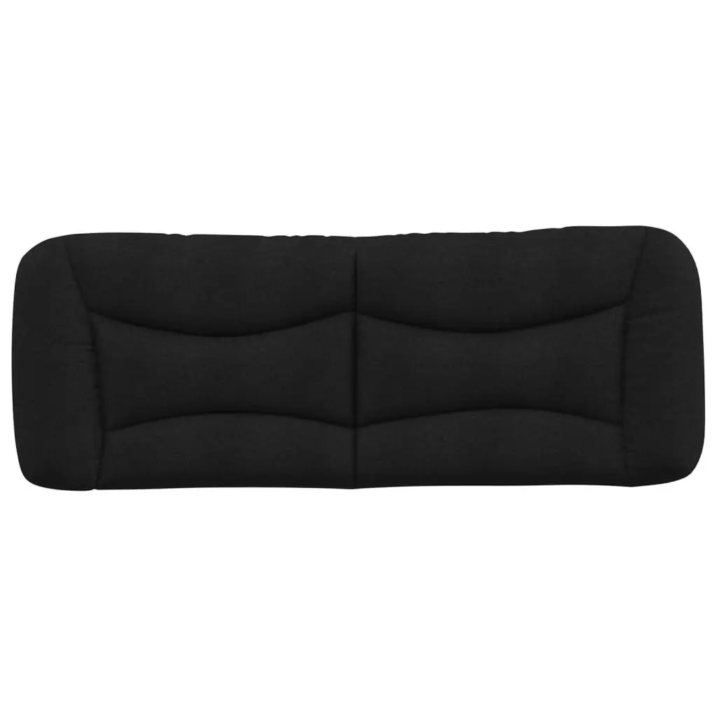 Headboard Cushion Black 137 cm Fabric 374574