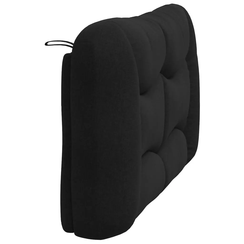 Headboard Cushion Black 137 cm Fabric 374574