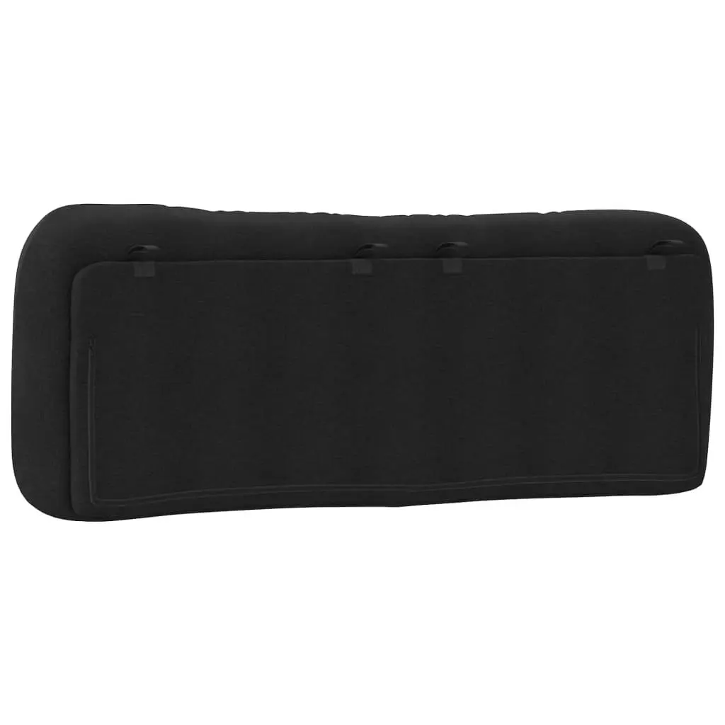 Headboard Cushion Black 137 cm Fabric 374574