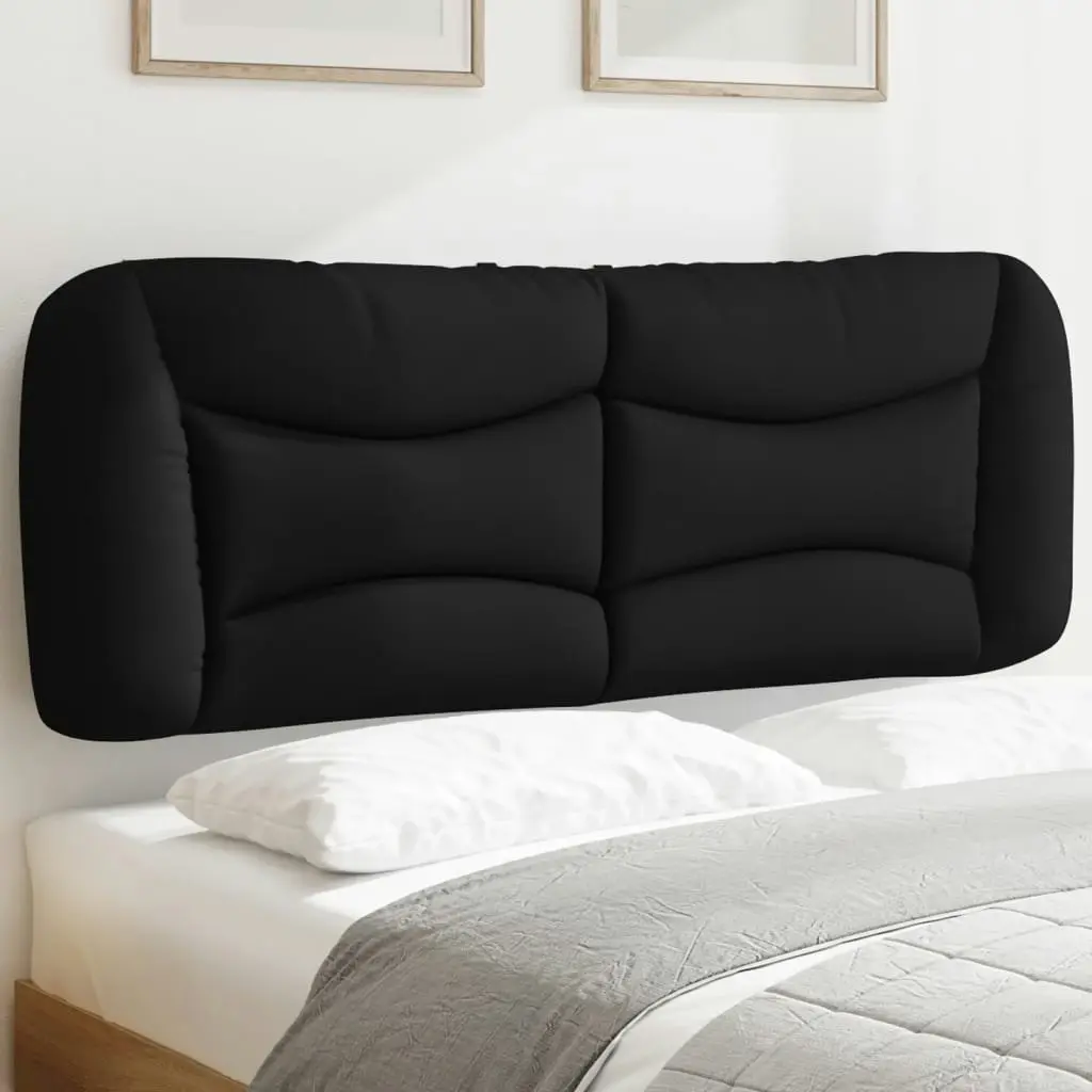 Headboard Cushion Black 137 cm Fabric 374574