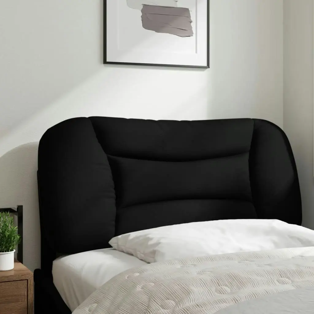 Headboard Cushion Black 90 cm Fabric 3207681