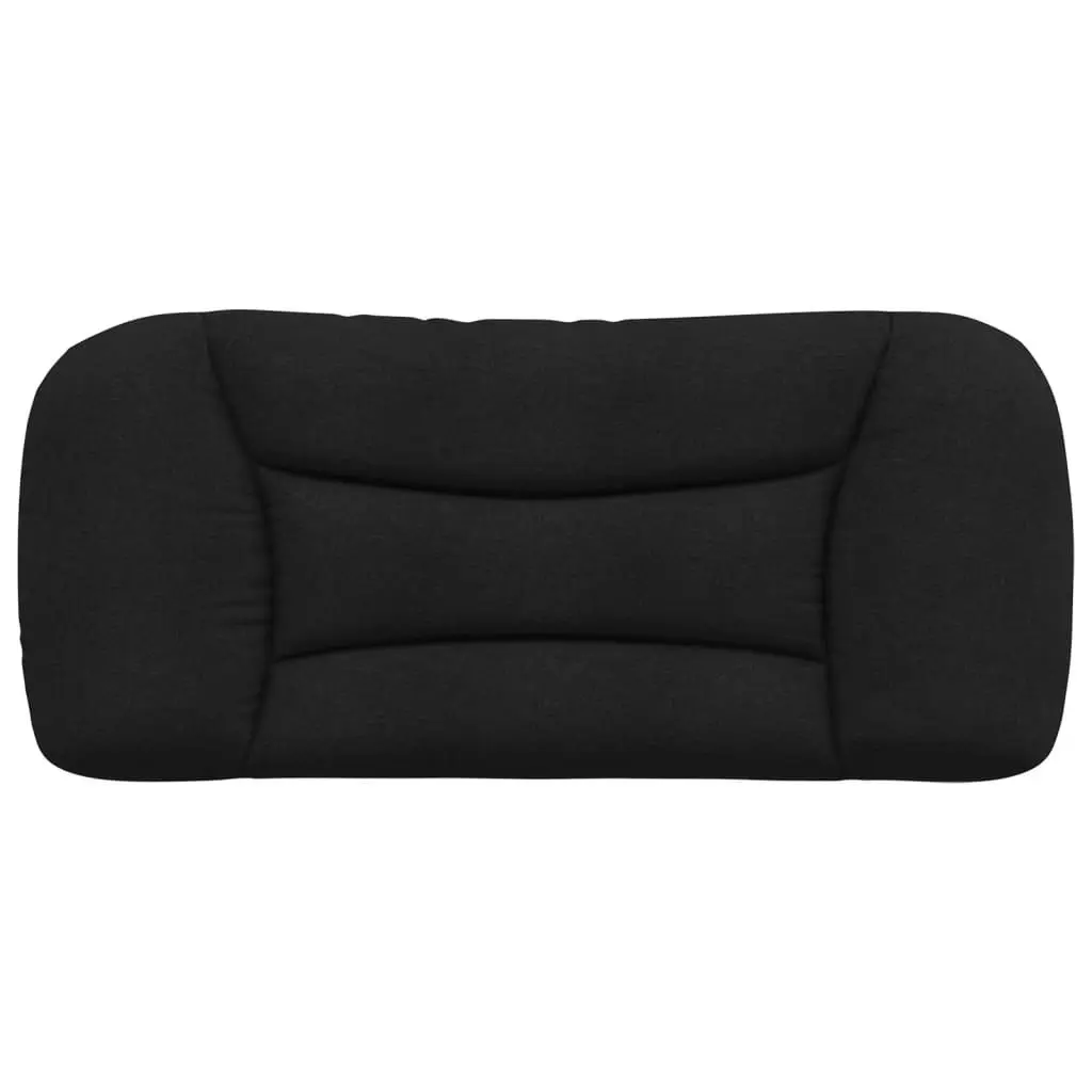 Headboard Cushion Black 90 cm Fabric 3207681