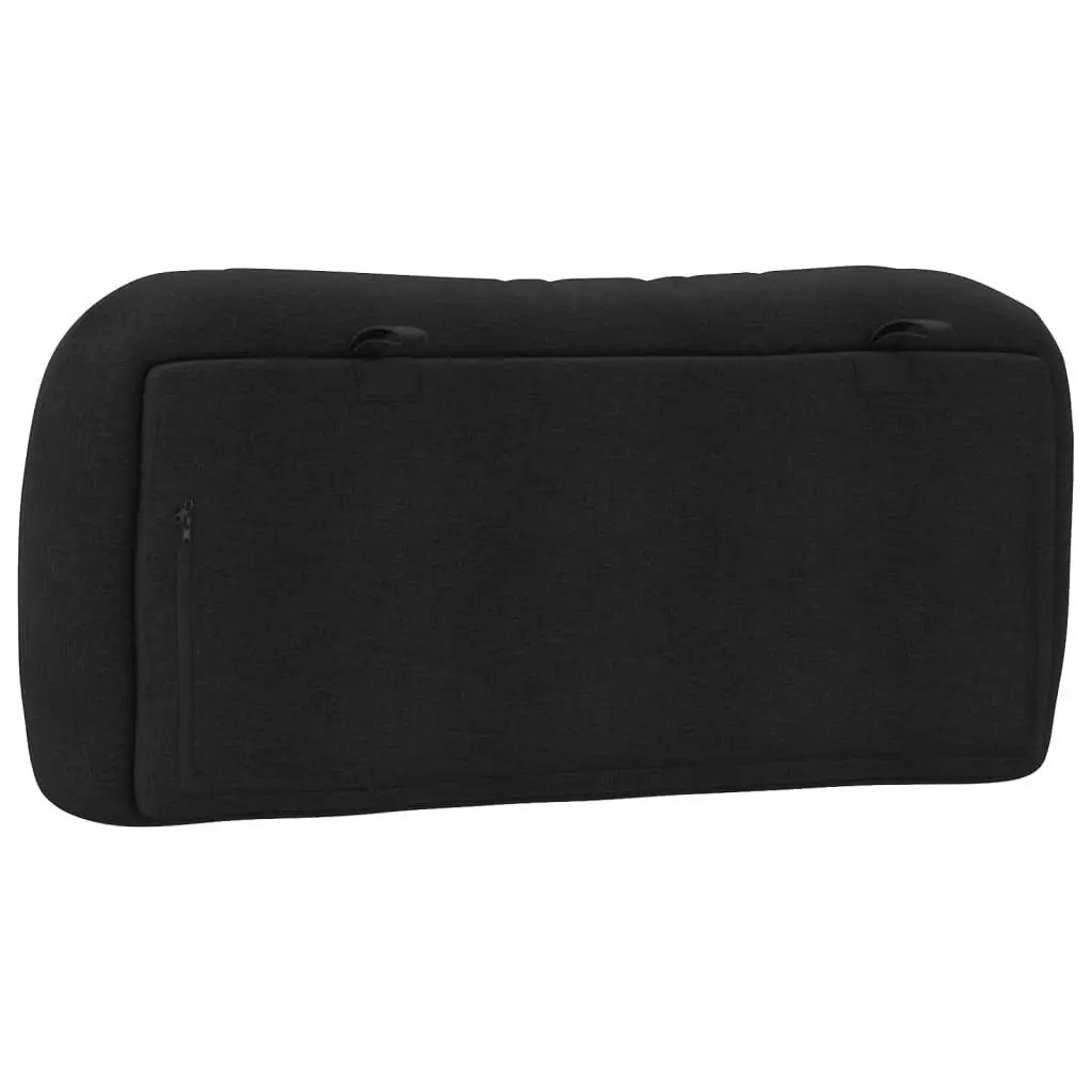 Headboard Cushion Black 90 cm Fabric 3207681