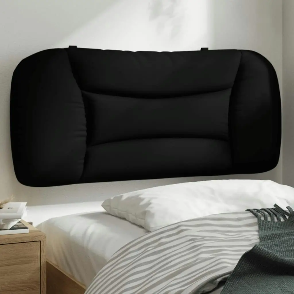 Headboard Cushion Black 90 cm Fabric 3207681