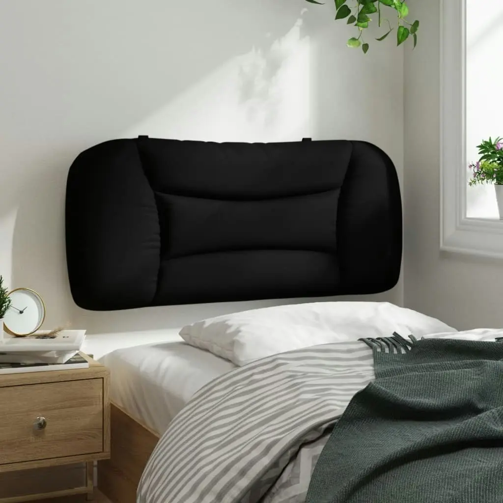 Headboard Cushion Black 90 cm Fabric 3207681