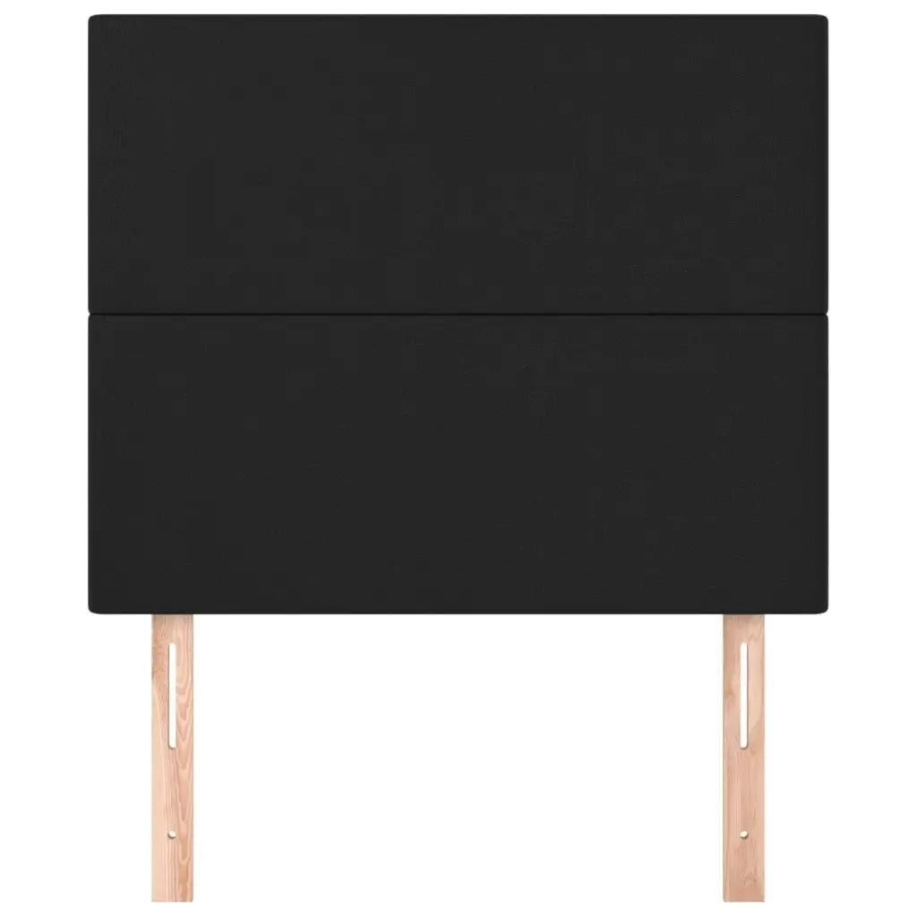 Headboards 2 pcs Black 100x5x78/88 cm Faux Leather 3116136