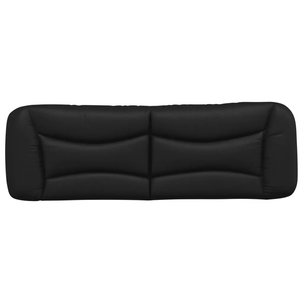 Headboard Cushion Black 152 cm Queen Faux Leather 374631