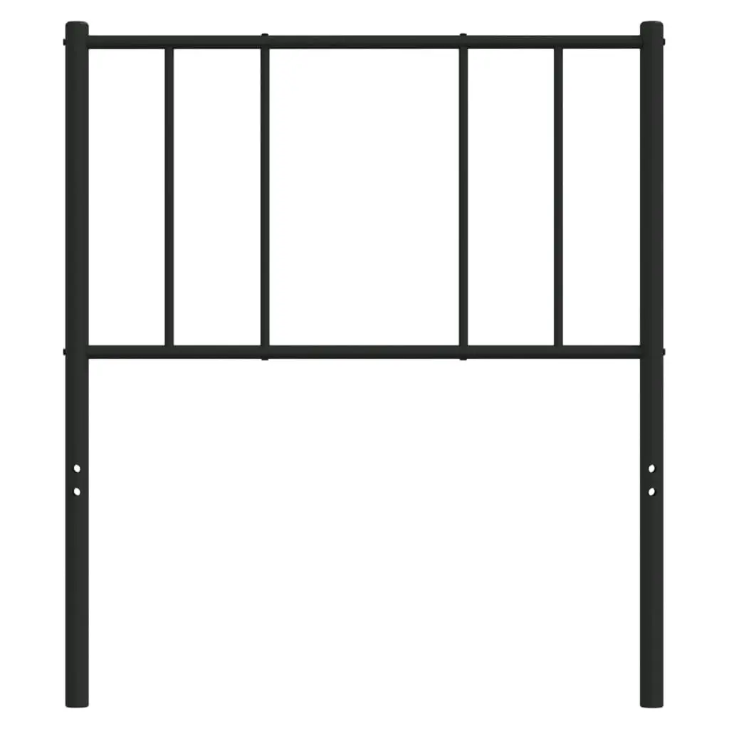 Metal Headboard Black 107 cm 352510