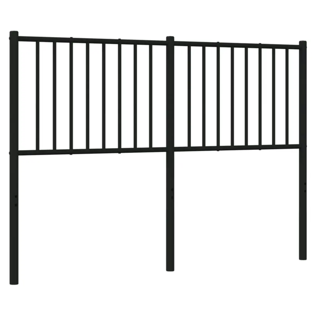 Metal Headboard Black 137 cm 350896