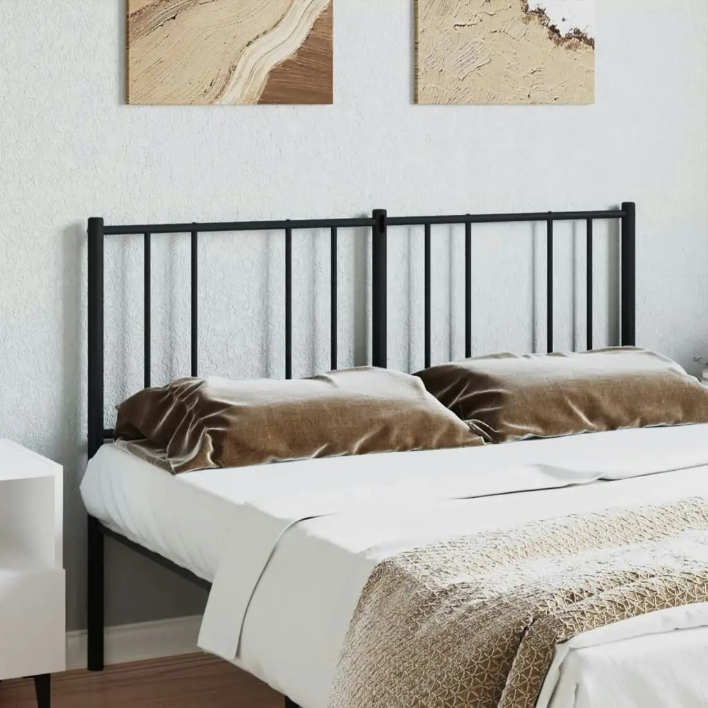 Metal Headboard Black 137 cm 352512