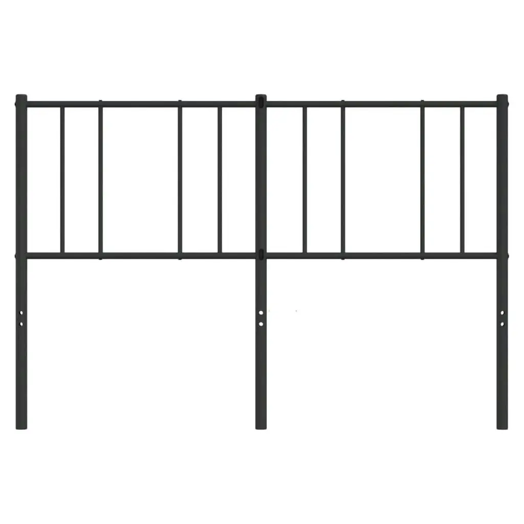 Metal Headboard Black 137 cm 352512