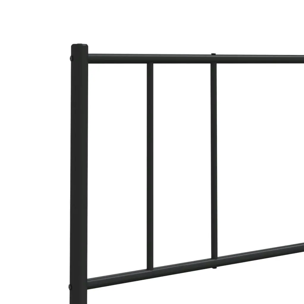 Metal Headboard Black 137 cm 352512