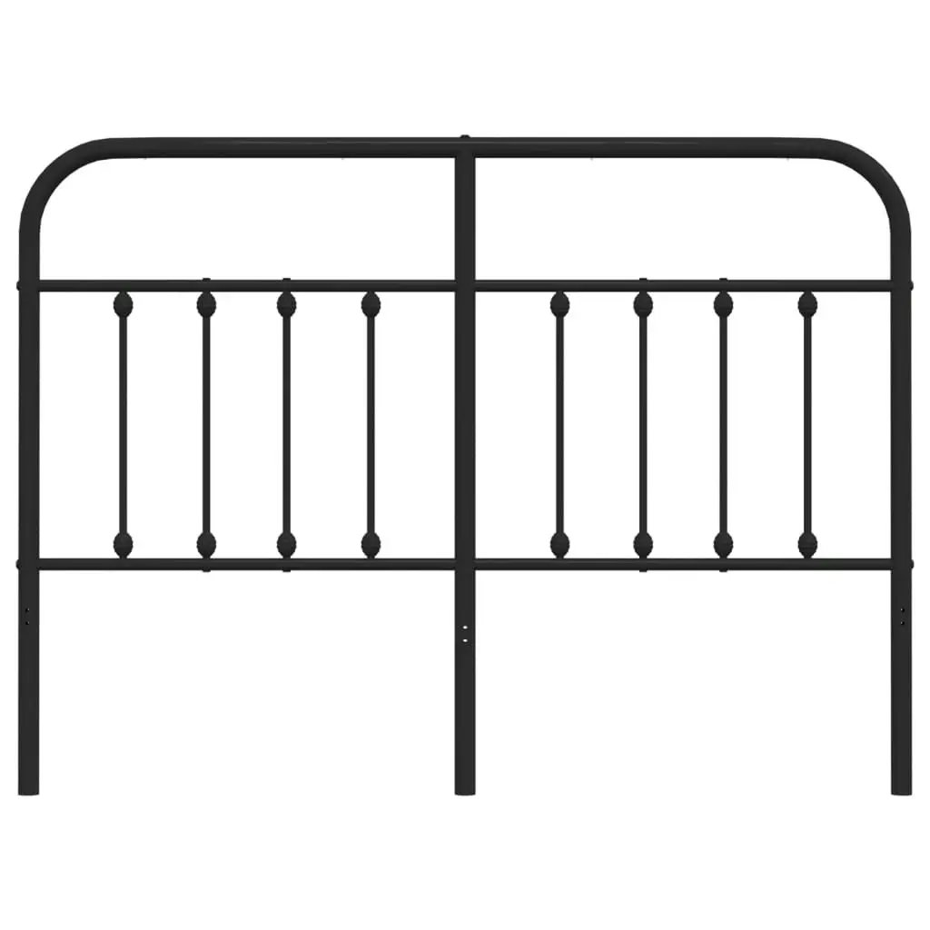 Metal Headboard Black 152 cm 352612