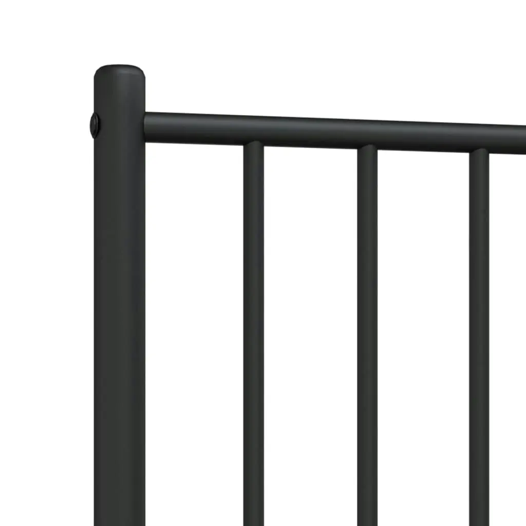 Metal Headboard Black 90 cm 350892