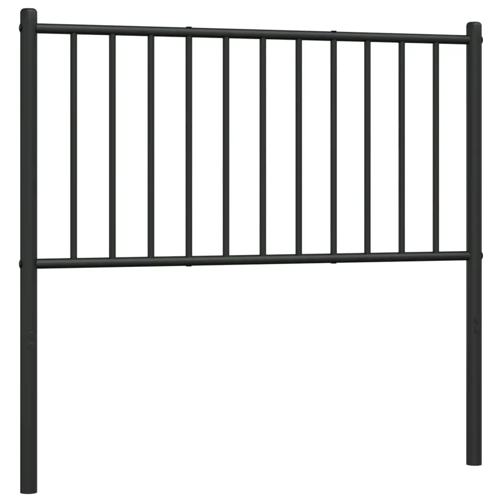 Metal Headboard Black 90 cm 350892