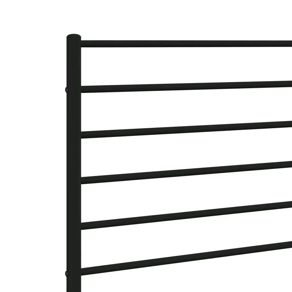 Metal Headboard Black 90 cm 352347