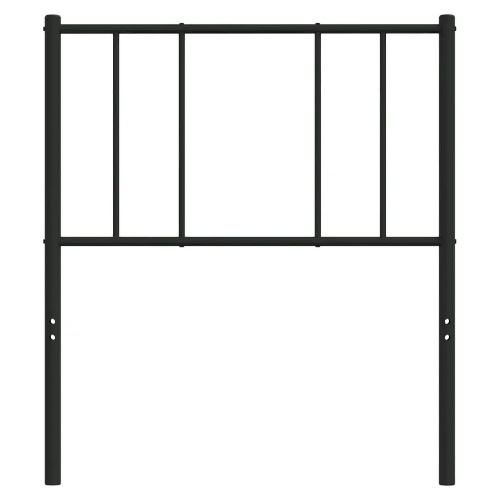 Metal Headboard Black 90 cm 352508