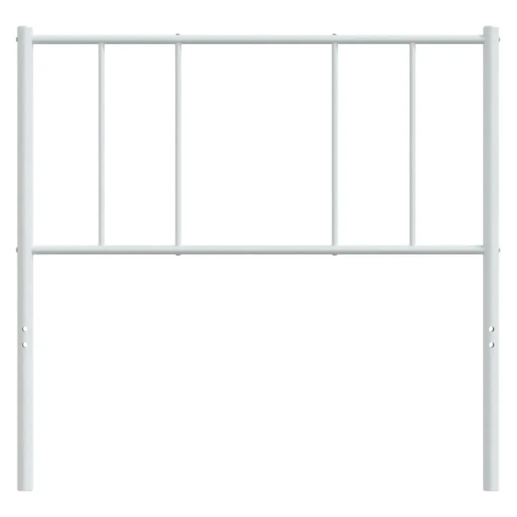 Metal Headboard White 107 cm 352559