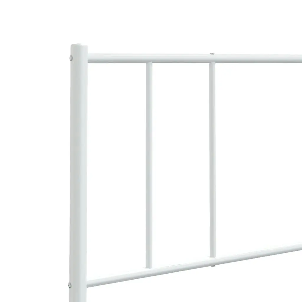 Metal Headboard White 107 cm 352559