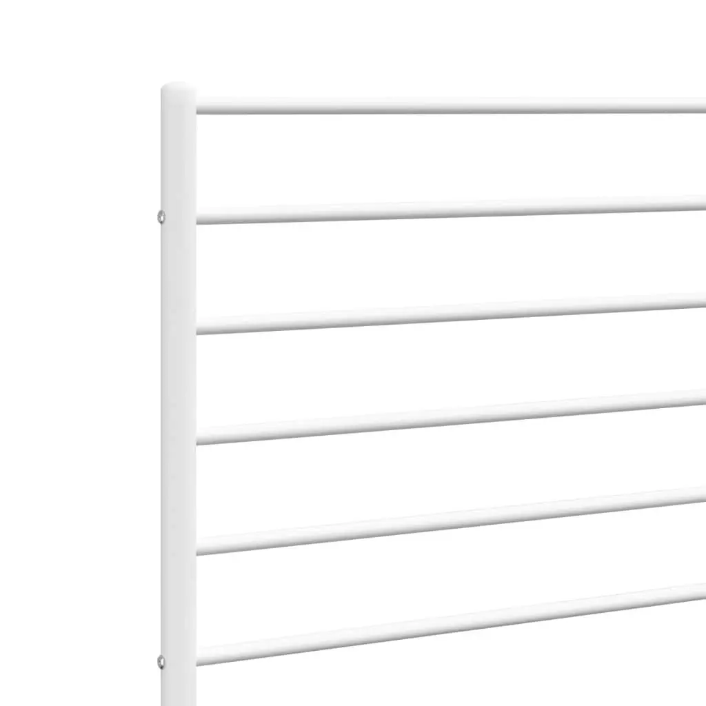 Metal Headboard White 107 cm 352398