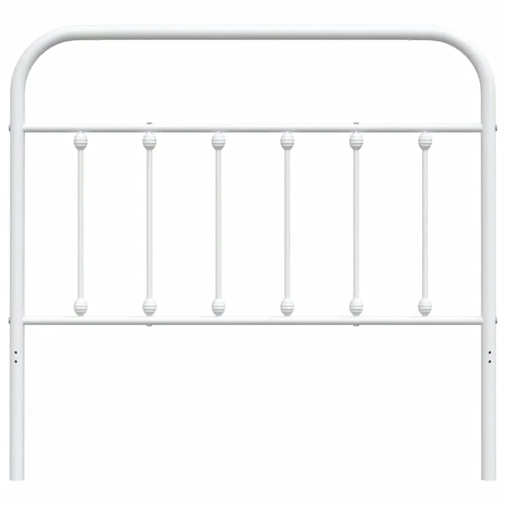 Metal Headboard White 107 cm 352657