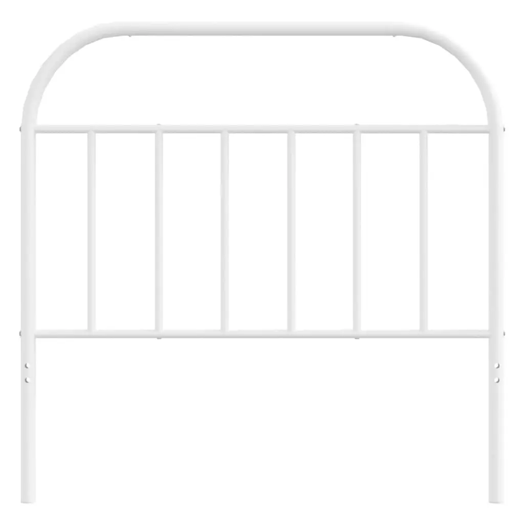 Metal Headboard White 107 cm 353714